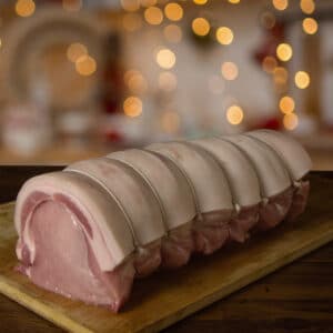 Whole Loin of Pork with Crackling